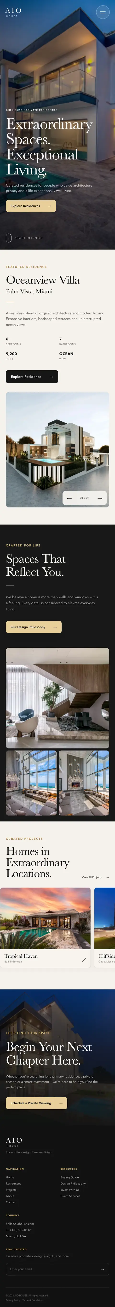 Immobilien Website Referenz von All in One Webdesign